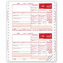 Popular format is ideal for reporting contributions. Meets all government and IRS filing requirements.