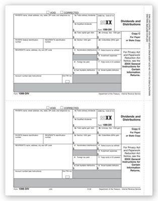 2012 Laser 1099, Div. Income, State Copy C - Office and Business Supplies Online - Ipayo.com