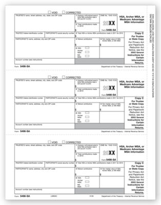 8 1/2 x 11 2016 Laser 5498-SA, Trustee Copy