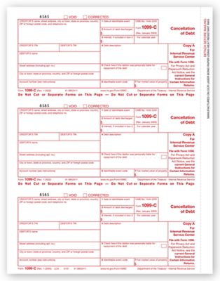 2012 Laser 1099C Federal Copy A - Office and Business Supplies Online - Ipayo.com