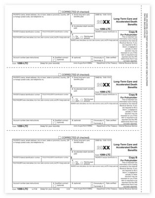 2020 Laser 1099-LTC Policy Holder Copy B