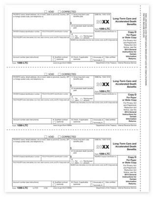 2020 Laser 1099-LTC, Payer Copy D