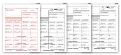 2020 Laser W-2C Corrected Wage & Tax Statement Set, 6-part