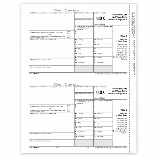 2012 Laser 1099K Copy C - Office and Business Supplies Online - Ipayo.com
