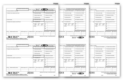 2020 Laser W-2 Set, Electronic Filing