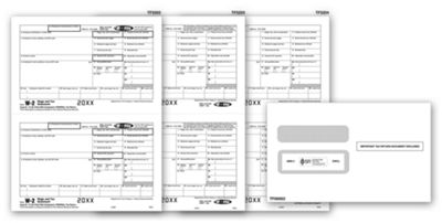 2012 Laser W-2 Electronic Filing Set & Envelope Kit, 5-part - Office and Business Supplies Online - Ipayo.com