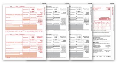 2016 Laser 1099-DIV Income Set, 4-part