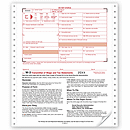 8 x 11 2016 Continuous W-3 Transmittal, 2-part