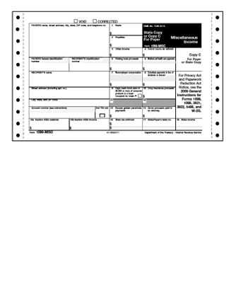 2016 Cont 1099-MISC Income Self-Mailer 3-pt Carbon Dateless