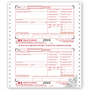 Popular format is ideal for reporting wages paid. Ideal for any business! Simply order according to the number of employees. Meets all government and IRS filing requirements. Use to Report: Wages, tips and other compensation.