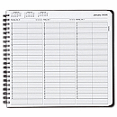 See a full week at a glance with the TimeScan appointment book. Easy to view three days of appointments on one-page and bound perfectly in one book. Quality Construction! Appointment Books made of strong 30# paper. Easy Reference Appointment Book.