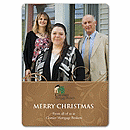 An elegant way to show off a favorite picture, the Golden Wisps photo card also lets you choose the perfect ink colors for your company name or personalized message. Imagine it, then create it quickly and easily with our simple-to-use online tool.