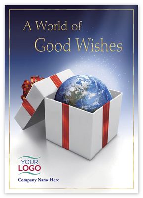 5 5/8 x 7 7/8 World of Good Holiday Logo Cards
