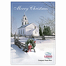 5 5/8 x 7 7/8 Blessed Holiday Christmas Logo Cards