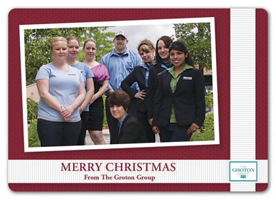 Close-knit Team Holiday Photo Cards