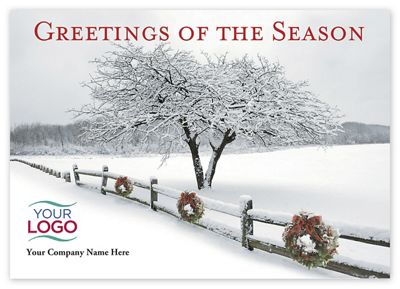 Winter's Appearance Holiday Logo Cards