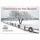 7 7/8 x 5 5/8 Winter’s Appearance Holiday Logo Cards
