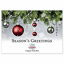 7 7/8 x 5 5/8 Fire & Ice Holiday Logo Cards