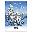 Winter Gathering Holiday Logo Cards