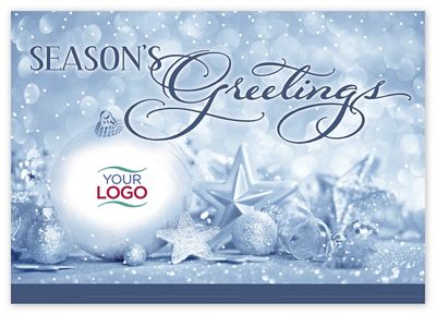 Winter Gleam Holiday Logo Cards