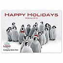 Penguin Parade Holiday Logo Cards