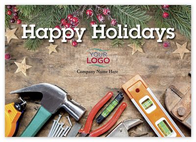 Toolbox Tidings Contractor & Builder Holiday Cards