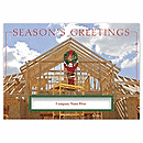 7 7/8 x 5 5/8 Carefully Crafted Contractor & Builder Holiday Cards