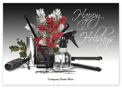 Merry Makeover Stylist Holiday Cards