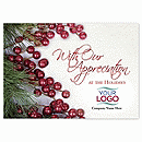 Lavish Appreciation Holiday Logo Cards
