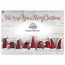 7 7/8 x 5 5/8 Hats Off Christmas Logo Cards