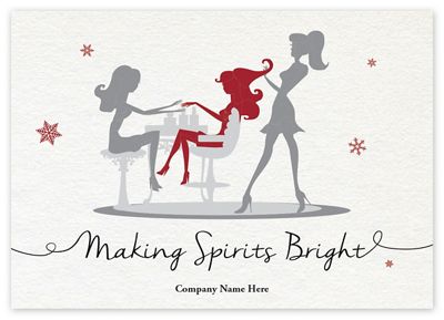Primped & Pampered Holiday Cards