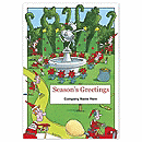 5 5/8 x 7 7/8 Landscape Helpers Holiday Logo Cards