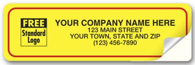 Weather-Resistant Labels, Laminated Vinyl, Yellow - Office and Business Supplies Online - Ipayo.com