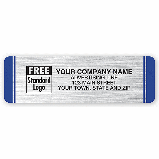 Weather-Resistant Labels, Brushed Poly, Silver - Office and Business Supplies Online - Ipayo.com