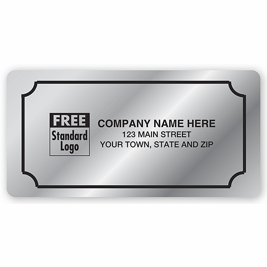 Bright Metal Poly Silver Label - Office and Business Supplies Online - Ipayo.com