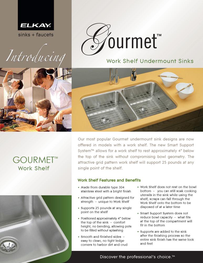 2009 Gourmet Work Shelf Brochure (F-4342)