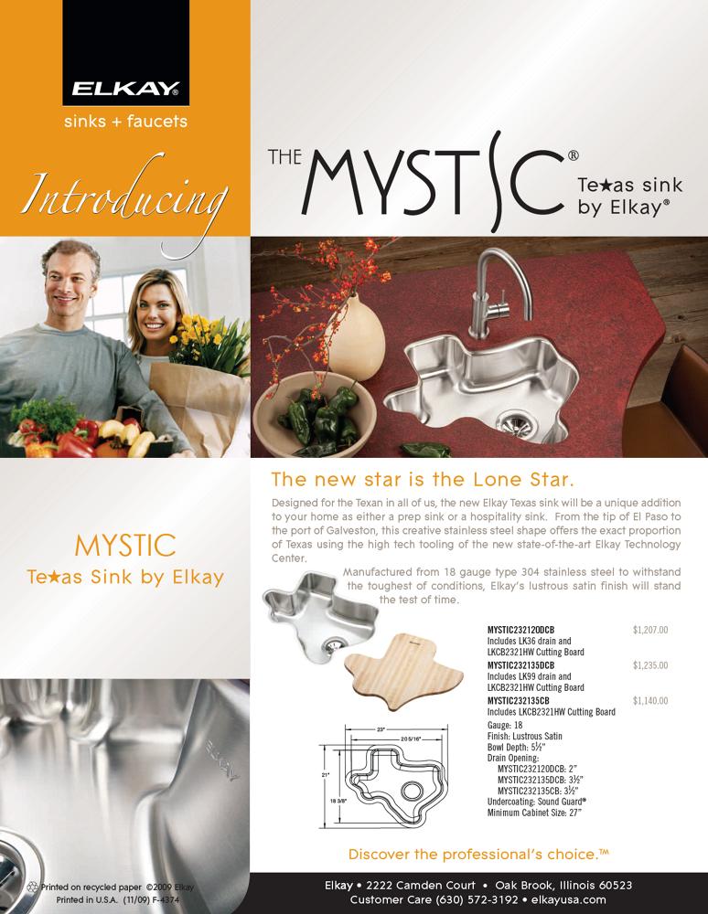 2009 Texas Sink Brochure (F-4374)