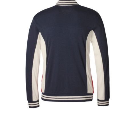 vantaggio jacket in gardenia/peacoat/chinese red