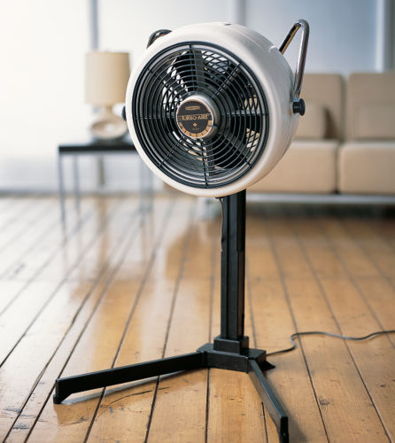 Turbo-Aire Aerodynamic Fan with Stand