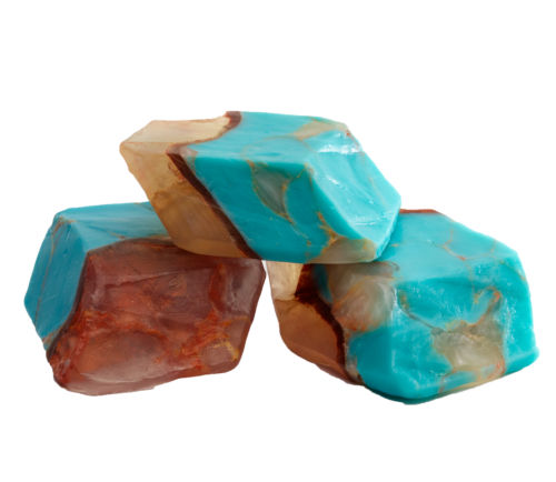 Turquoise Soap Rock - set of 3
