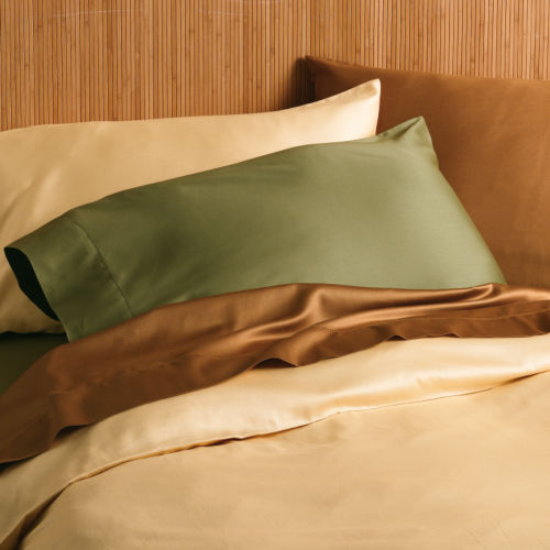 Organic Cotton Sateen Pillowcases