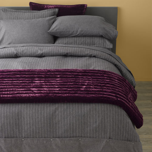 Organic Charcoal Flannel Pillowcases