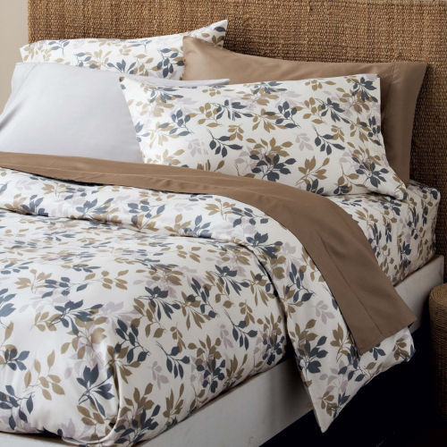 Organic Cotton Serenity Print Fitted Sheet