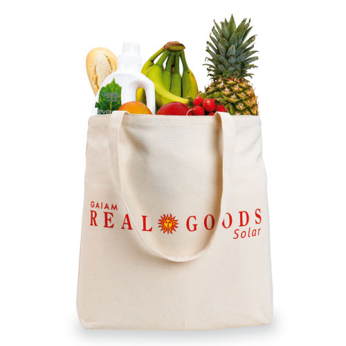 Real Goods Organic Canvas Shopping Bag
