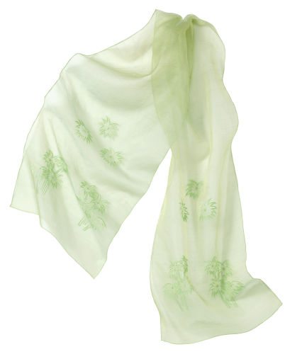 Chiffon Embroidered Stole