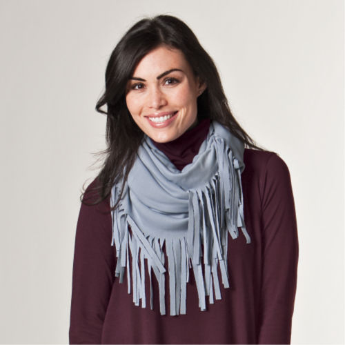 Fringed Cotton Scarf