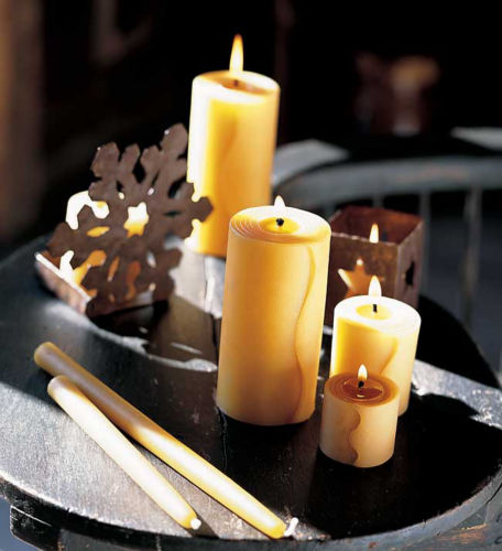 Beeswax Pillar Candles