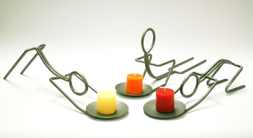 Yoga Pose Candle Holder