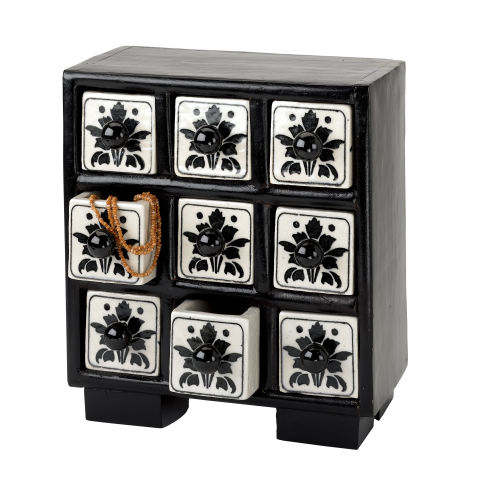 Gaiam :  jewelry box gaiam ceramic and wood jewelry chest chest gaiam