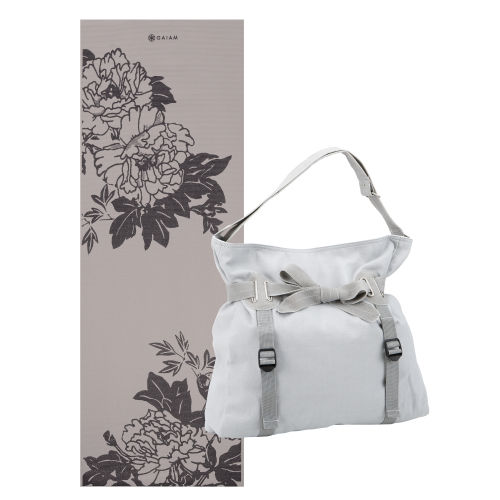 Beau Yoga Mat Tote gray